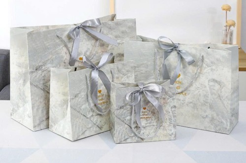 CUSTOM DESIGN PAPER SHOPPING BAGS