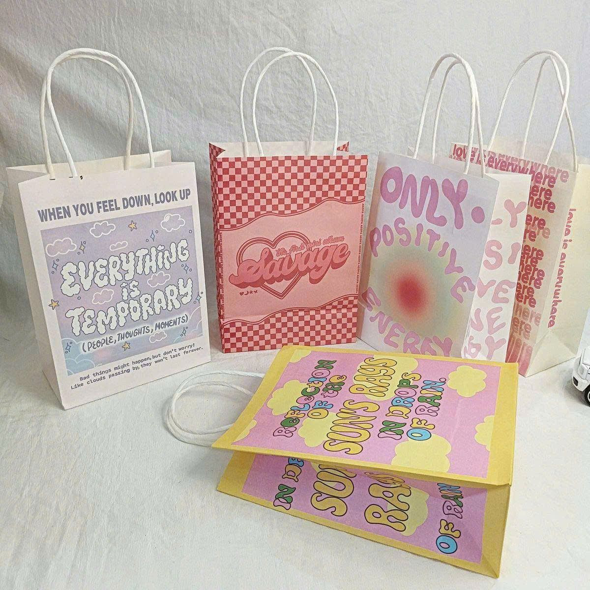 Paper bags with handles