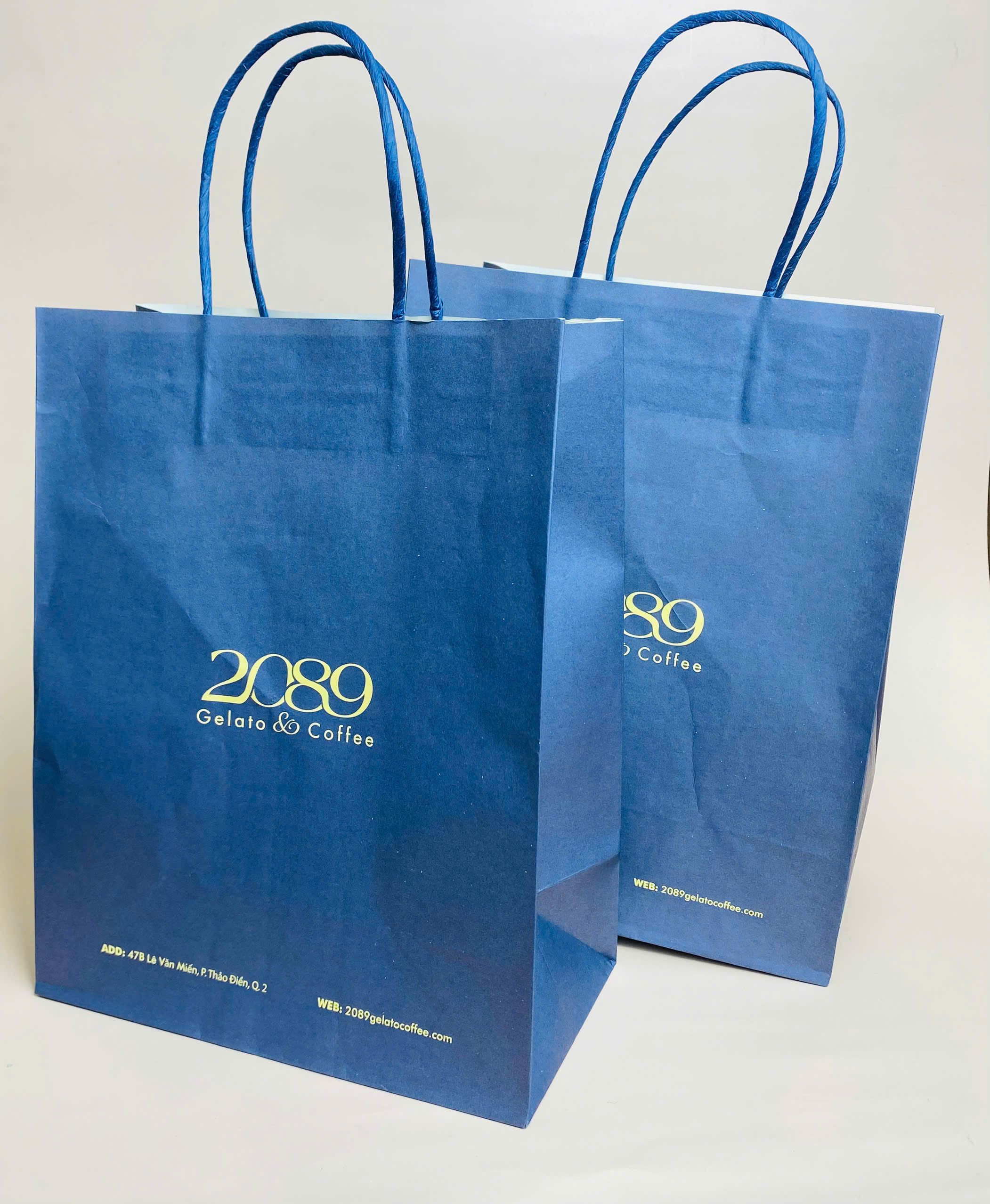 Paper bags with handles