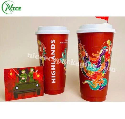 Paper cups have two layers of paper.