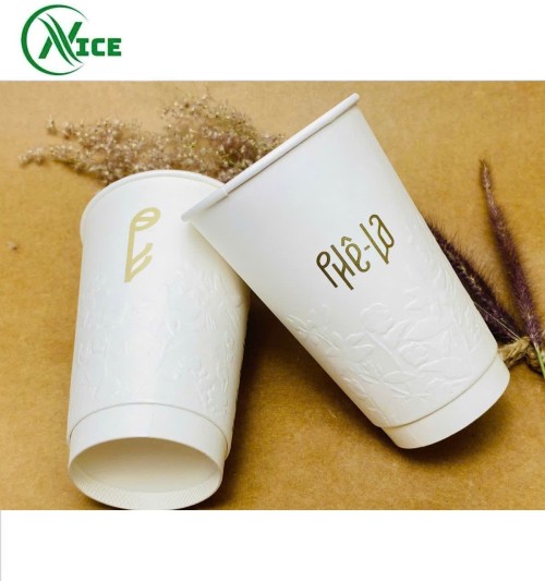 Paper cups have two layers of paper.