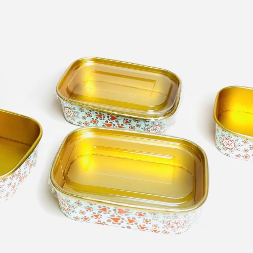 Aluminum foil coated paper bowls