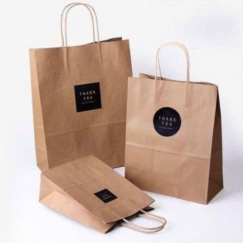 Paper bags with handles